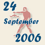 Waage, 24. September 2006.  