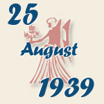 Jungfrau, 25. August 1939.  