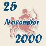 Schütze, 25. November 2000.  