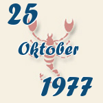 Skorpion, 25. Oktober 1977.  