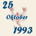 Skorpion, 25. Oktober 1993.  