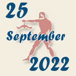 Waage, 25. September 2022.  