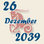 Steinbock, 26. Dezember 2039.  