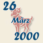 Widder, 26. März 2000.  