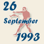 Waage, 26. September 1993.  