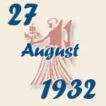 Jungfrau, 27. August 1932.  