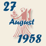 Jungfrau, 27. August 1958.  