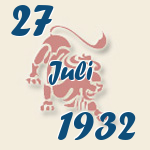 Leo, 27. Juli 1932.  
