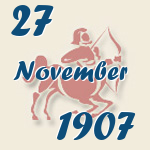 Schütze, 27. November 1907.  