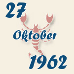 Skorpion, 27. Oktober 1962.  