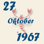 Skorpion, 27. Oktober 1967.  