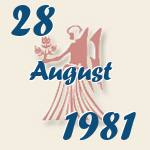 Jungfrau, 28. August 1981.  