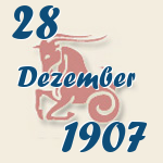 Steinbock, 28. Dezember 1907.  