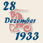 Steinbock, 28. Dezember 1933.  
