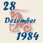 Steinbock, 28. Dezember 1984.  