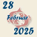 Fische, 28. Februar 2025.  