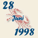 Krebs, 28. Juni 1998.  