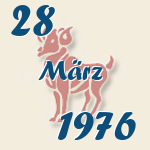 Widder, 28. März 1976.  