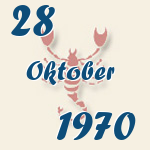 Skorpion, 28. Oktober 1970.  