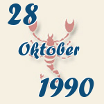 Skorpion, 28. Oktober 1990.  