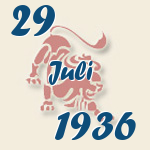 Leo, 29. Juli 1936.  