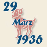 Widder, 29. März 1936.  