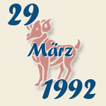 Widder, 29. März 1992.  