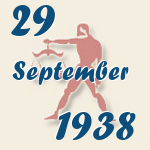 Waage, 29. September 1938.  