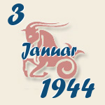Steinbock, 3. Januar 1944.  