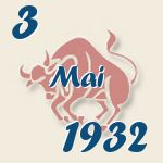 Stier, 3. Mai 1932.  