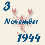 Skorpion, 3. November 1944.  