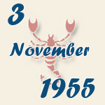 Skorpion, 3. November 1955.  
