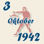 Waage, 3. Oktober 1942.  