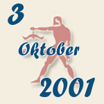 Waage, 3. Oktober 2001.  