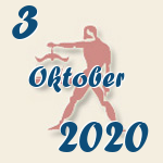 Waage, 3. Oktober 2020.  