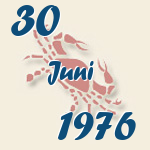 Krebs, 30. Juni 1976.  