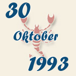 Skorpion, 30. Oktober 1993.  