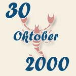 Skorpion, 30. Oktober 2000.  