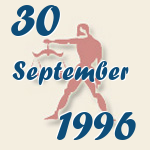 Waage, 30. September 1996.  