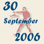 Waage, 30. September 2006.  