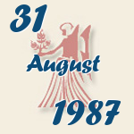 Jungfrau, 31. August 1987.  