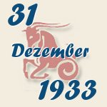 Steinbock, 31. Dezember 1933.  