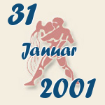 Aquarius, 31. Januar 2001.  