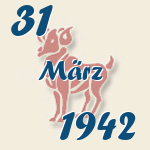 Widder, 31. März 1942.  