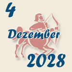 Schütze, 4. Dezember 2028.  