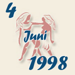 Gemini, 4. Juni 1998.  