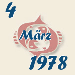 Fische, 4. März 1978.  