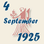 Jungfrau, 4. September 1925.  