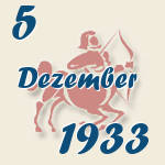 Schütze, 5. Dezember 1933.  