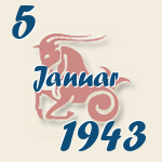 Steinbock, 5. Januar 1943.  